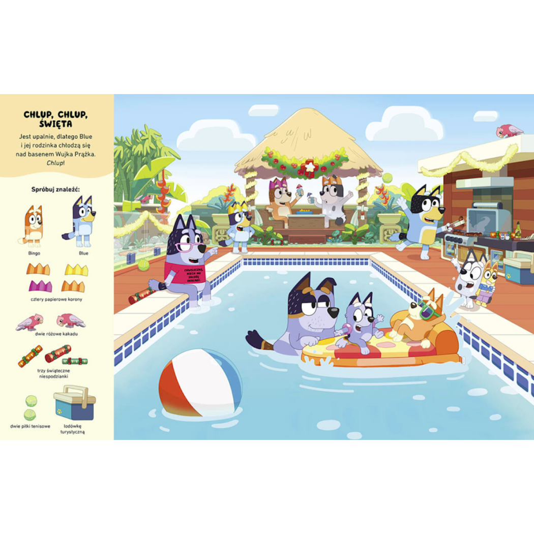 Gdzie jest w święta Bluey? Szukaj i znajdź - Bluey - Wydawnictwo HarperKids