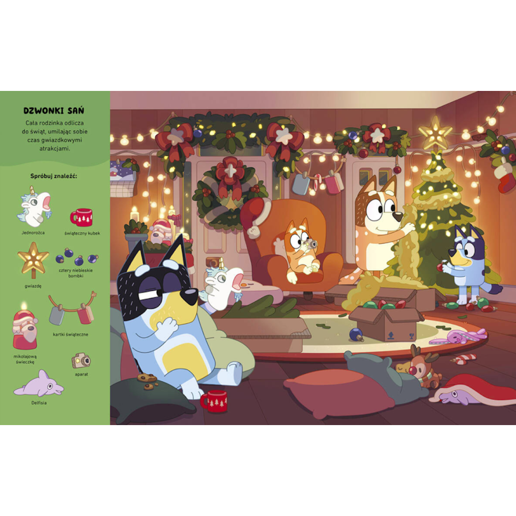 Gdzie jest w święta Bluey? Szukaj i znajdź - Bluey - Wydawnictwo HarperKids