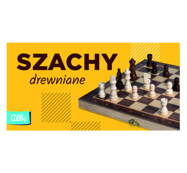 Szachy Drewniane - Gra Planszowa w Drewnianym...