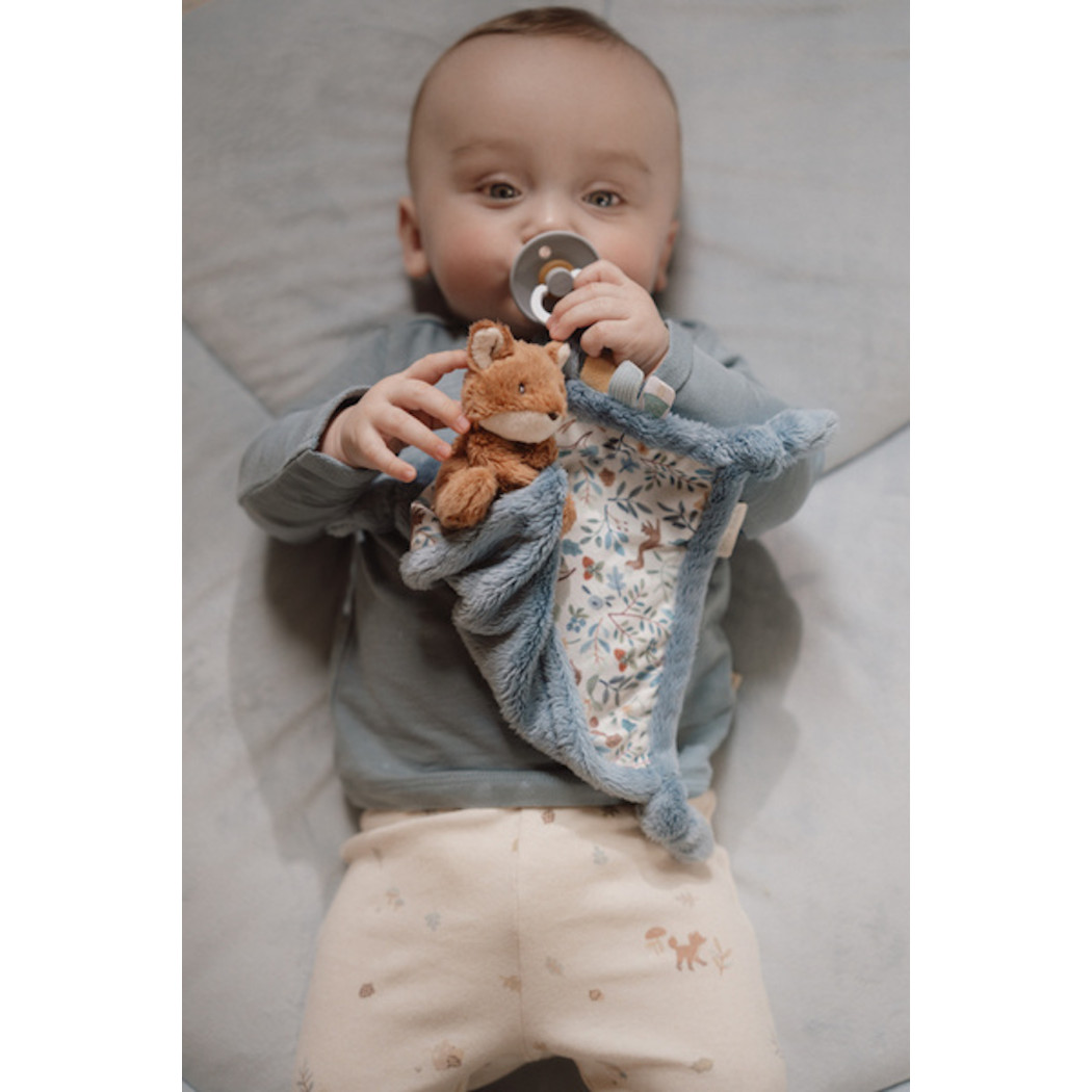 Lisek Forest Friends - Przytulaczek Z Zawieszką Do Smoczka - Little Dutch