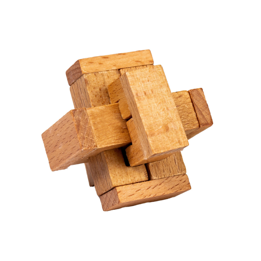 WYPRZEDAŻ Krzyż - Mała Drewniana Łamigłówka - Układanka STEAM - Albi