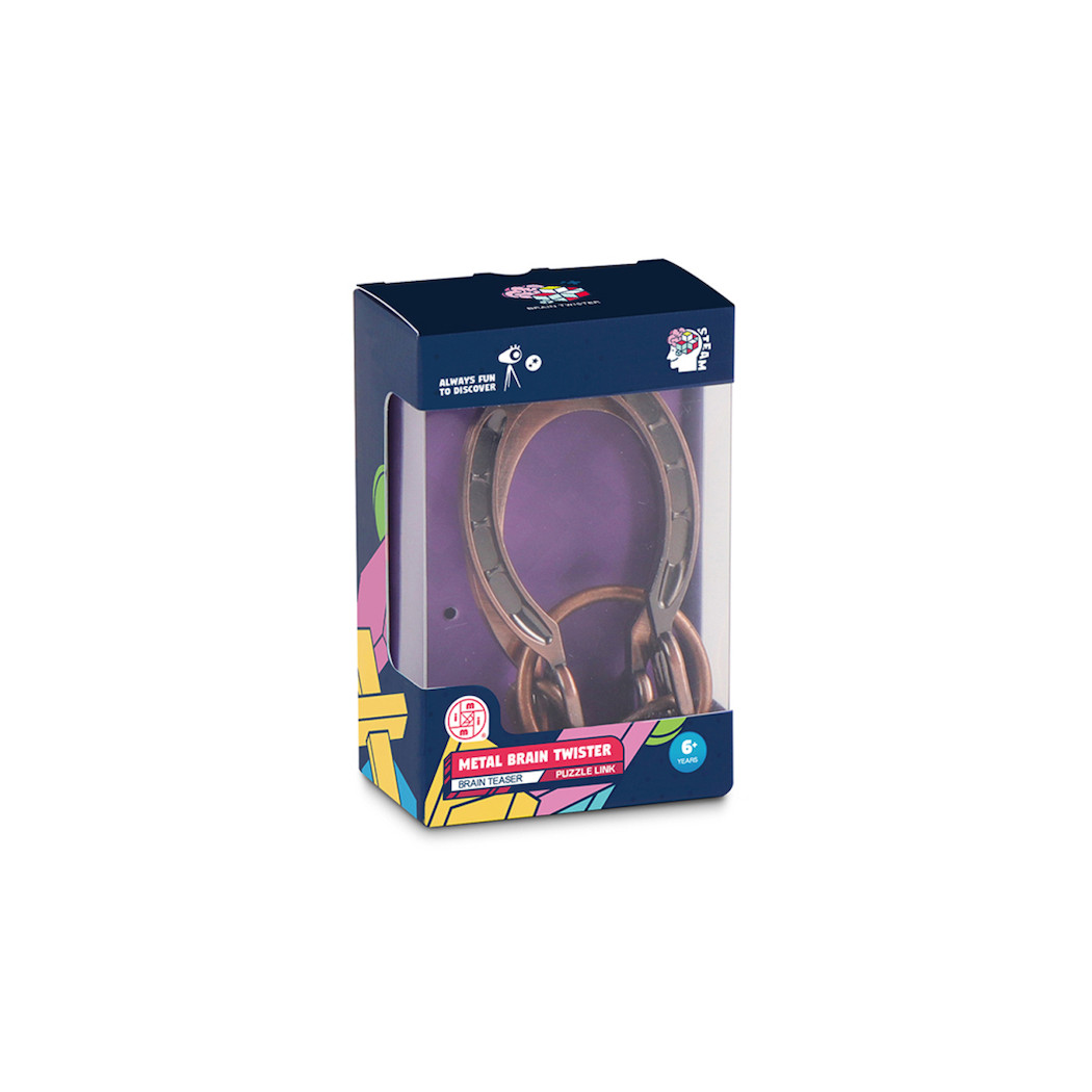 WYPRZEDAŻ Podkowa - Metalowa Łamigłówka - Układanka STEAM - Albi