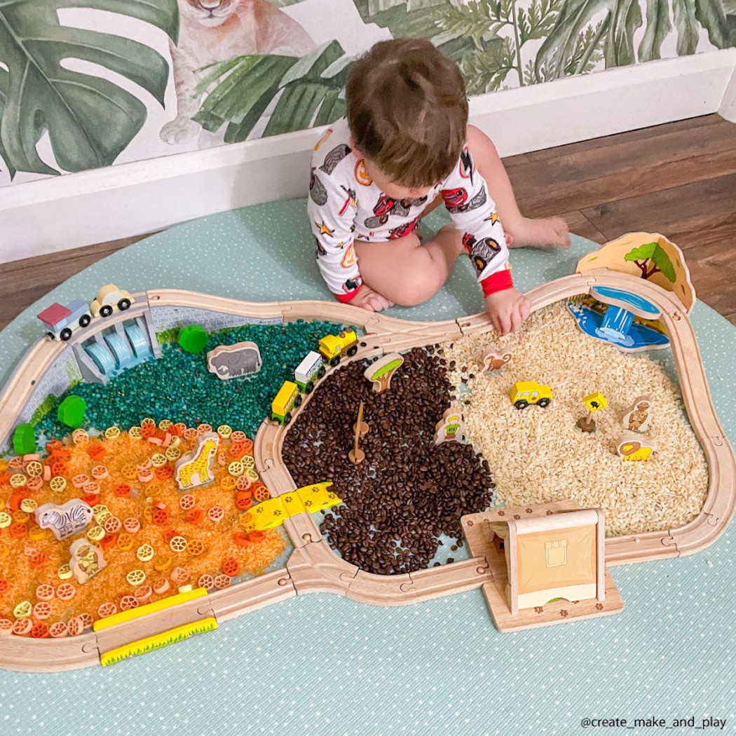 Most na Tamie z Elektrownią Wodną - seria Drewniana Kolejka - BigJigs