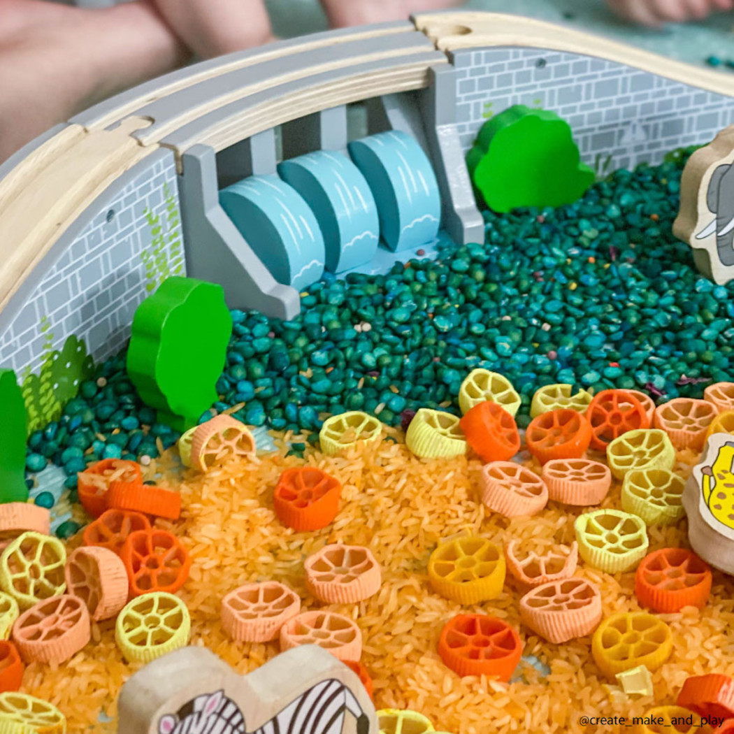 Most na Tamie z Elektrownią Wodną - seria Drewniana Kolejka - BigJigs