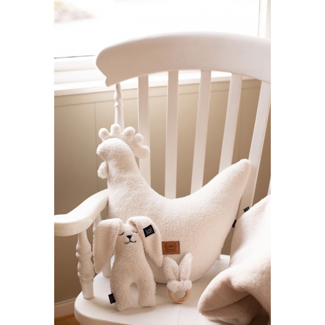 Kura Babci Dany Teddy Bear - Cream/Kremowa - La Millou