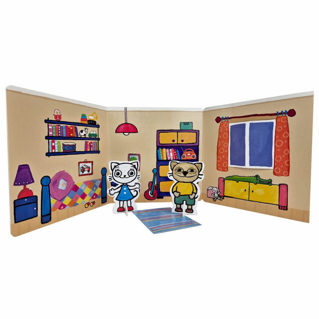 KICIA KOCIA. DOMEK KICI KOCI - Książka z Wyjmowanymi Elementami - Anita Głowińska - MEDIA RODZINA