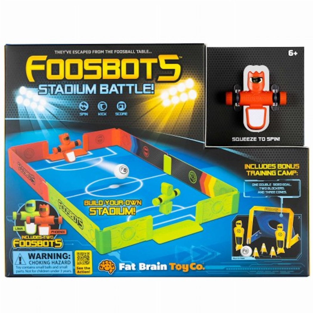 Boisko i Piłkarzyki - Zabawka Sensoryczna - Fidget - Foosbots - Fat Brain Toys