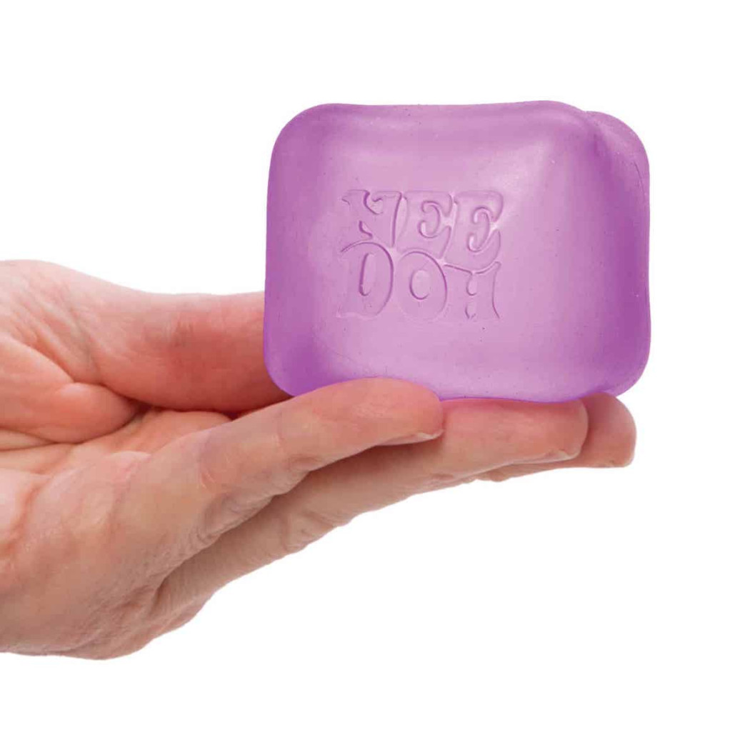 Fioletowa Spoko Kostka Lodu - Zabawka Sensoryczna - Gniotek Antystresowy - Needoh