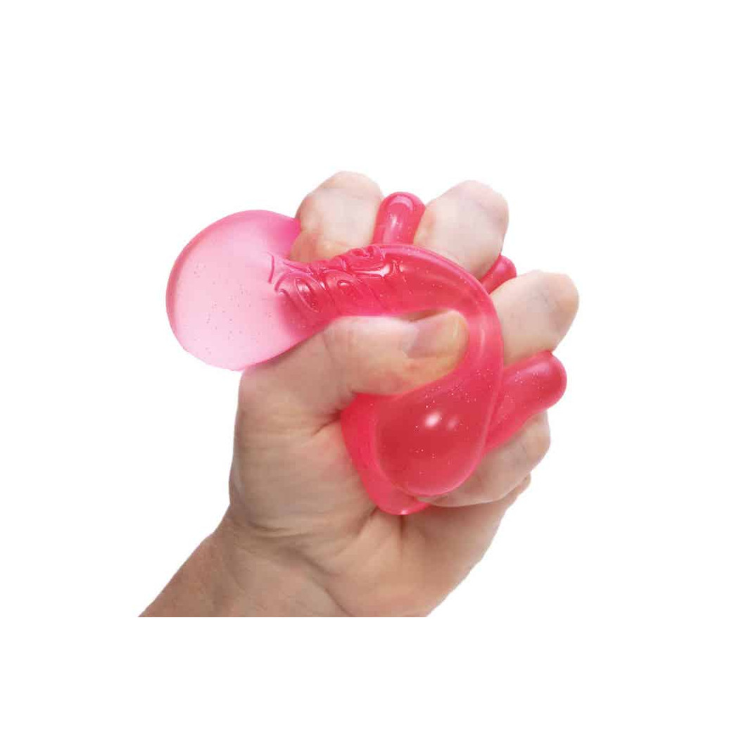 Różowa Spoko Kostka Lodu - Zabawka Sensoryczna - Gniotek Antystresowy - Needoh