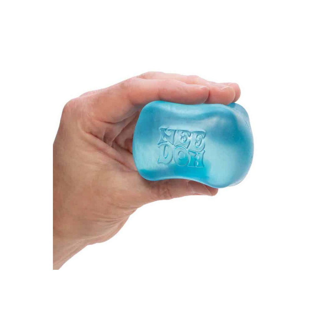 Niebieska Spoko Kostka Lodu - Zabawka Sensoryczna - Gniotek Antystresowy - Needoh