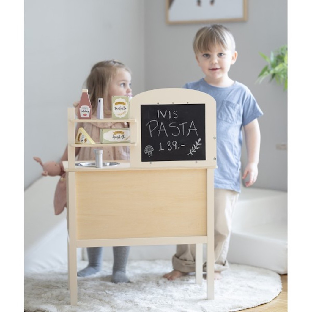 Kuchnia Kremowa - Drewniana Zabawka dla Dzieci - JaBaDaBaDo