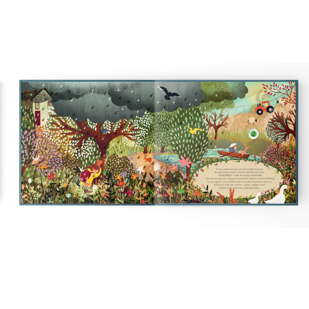 Cztery Pory Roku - Muzyczne Opowieści - Książka z Pozytywką - Wydawnictwo Api Papi