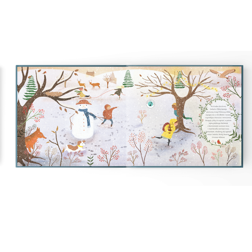 Cztery Pory Roku - Muzyczne Opowieści - Książka z Pozytywką - Wydawnictwo Api Papi