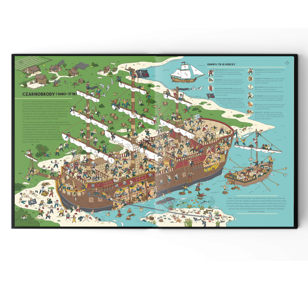 Piraci Pod Lupą - Chwyć Lupę i Rozpocznij Wyjątkową Przygodę - Wydawnictwo Api Papi