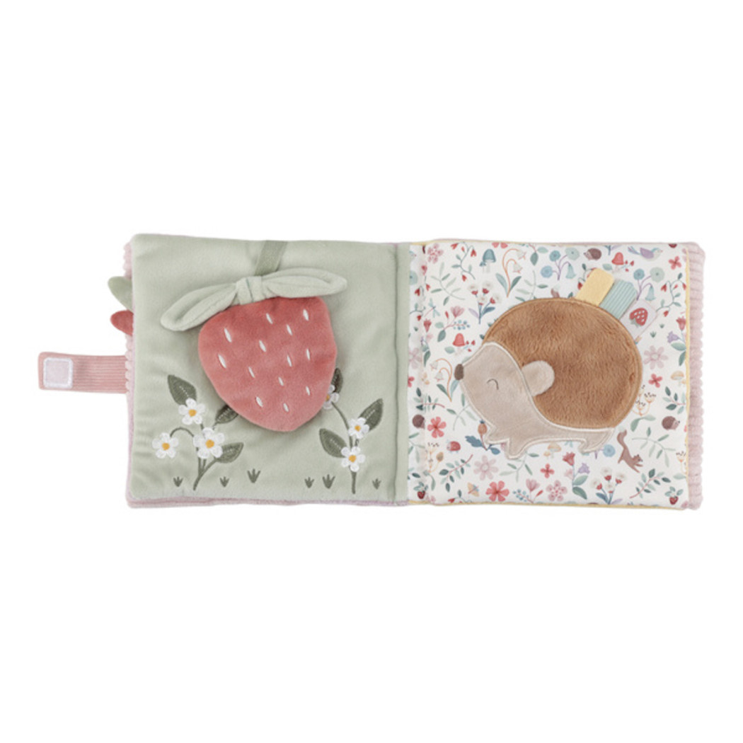 Motyw Ogrodu - Duża Książeczka Sensoryczna dla Niemowląt - Fairy Garden - Little Dutch