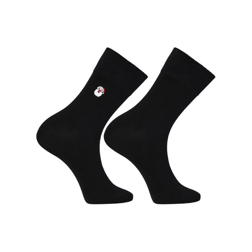 Mikołaj i Choinka - Skarpetki Świąteczne - 39-42 - Ozdobne Opakowanie - Dwupak - Moraj