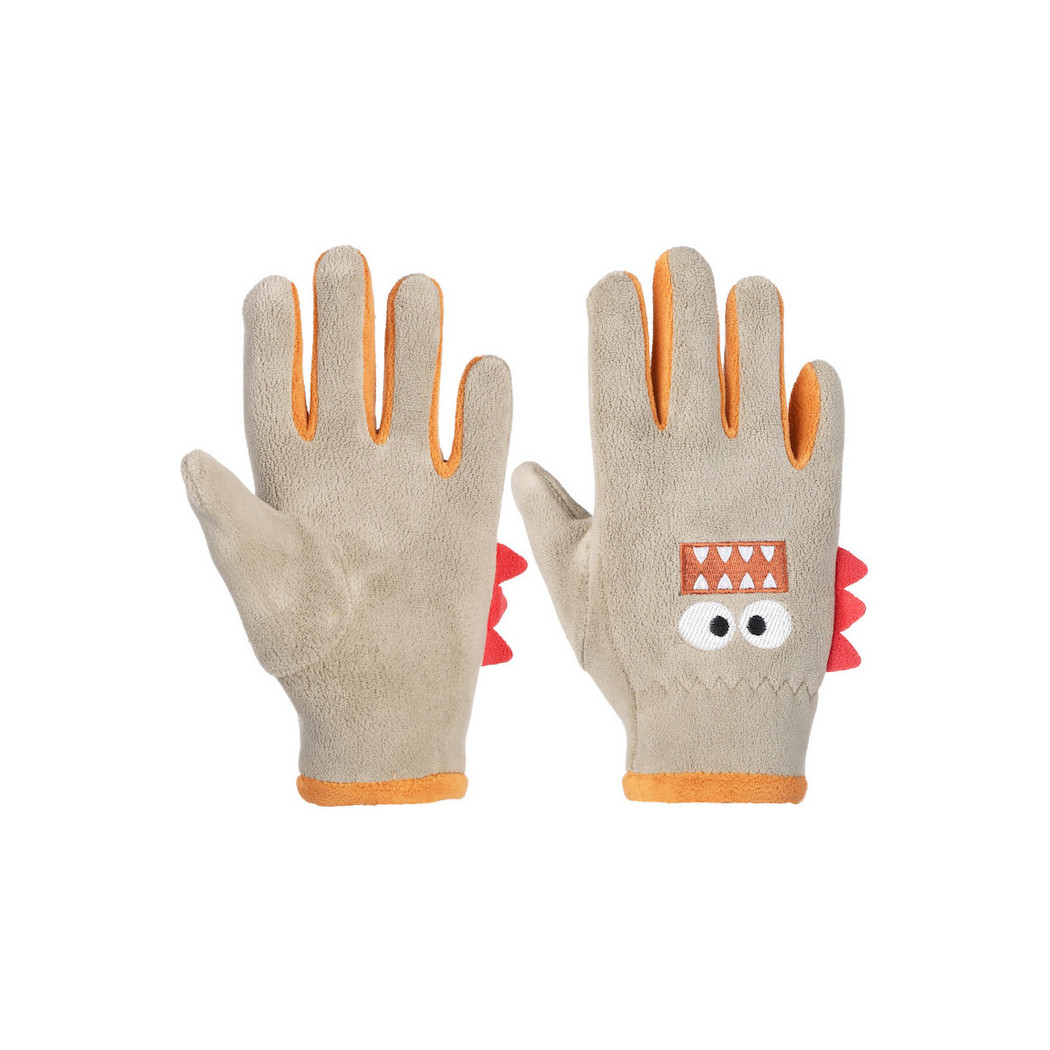 Zielone Smoki - 19 cm - Rękawiczki Dziecięce - Pięciopalczaste - MORAJ