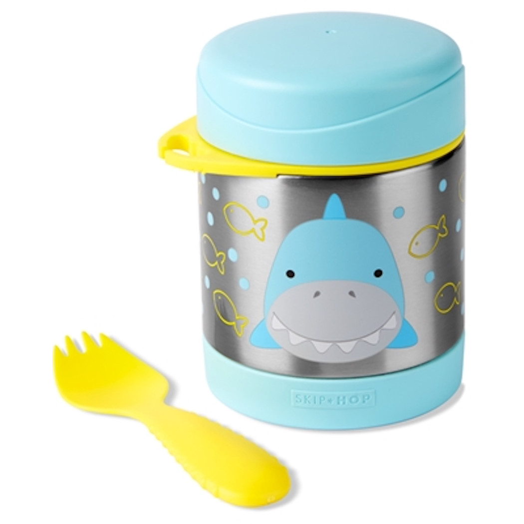 Rekin - Termos dla Dziecka na Lunch z Łyżeczką - 325 ml - ZOO - Skip Hop