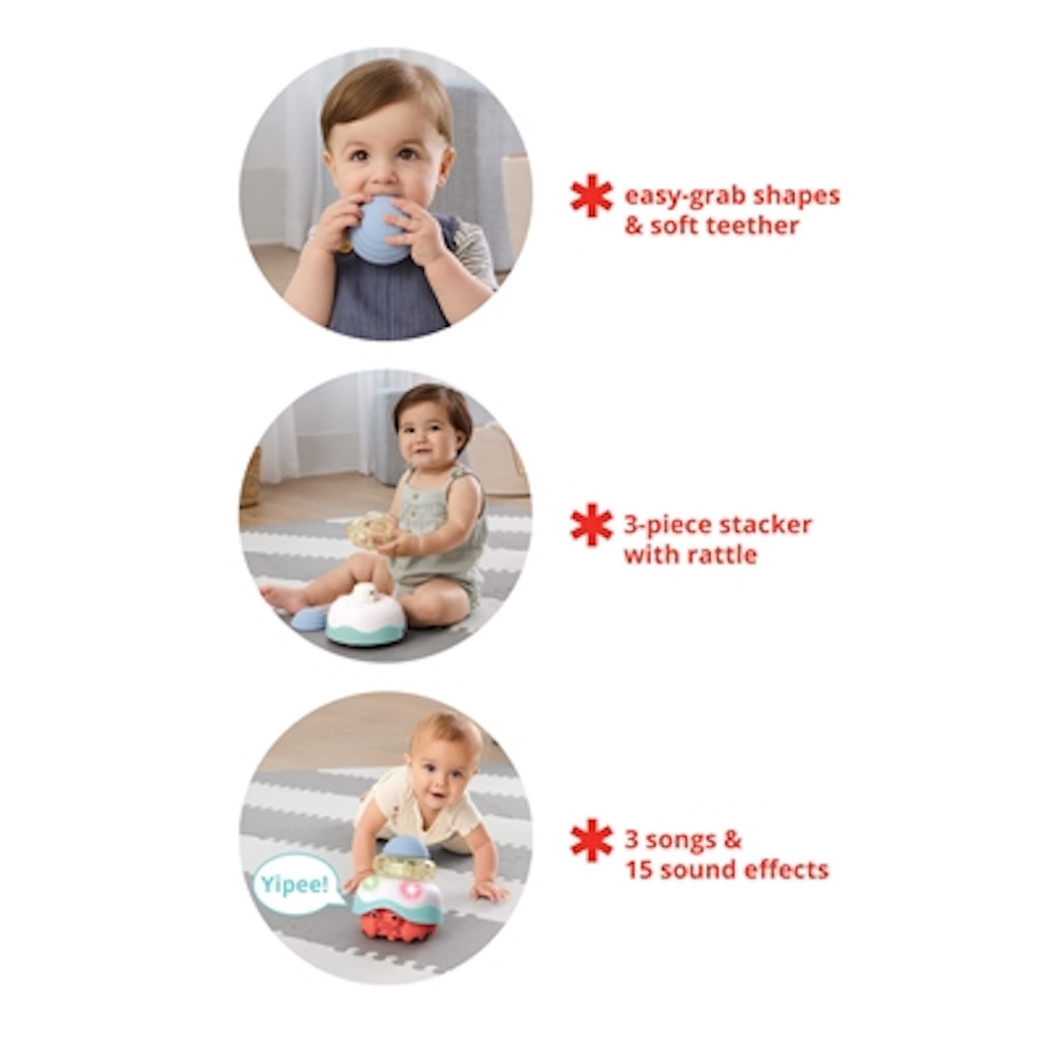 Krab - Interaktywna Zabawka do Raczkowania 4w1 -  Explore & More - Skip Hop