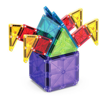 microMAGS 46 Combo - Klocki Magnetyczne 46 elementów - Magna-Tiles