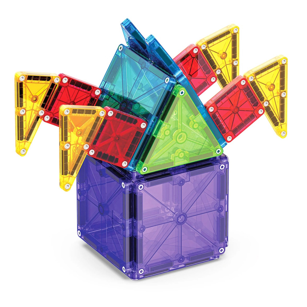 microMAGS 46 Combo - Klocki Magnetyczne 46 elementów - Magna-Tiles