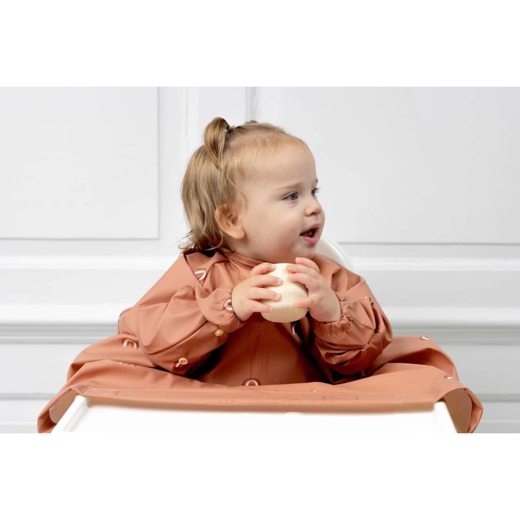 Chasing Rainbows - Wodoodporny Śliniak z długim rękawem BLW - BIBaDO