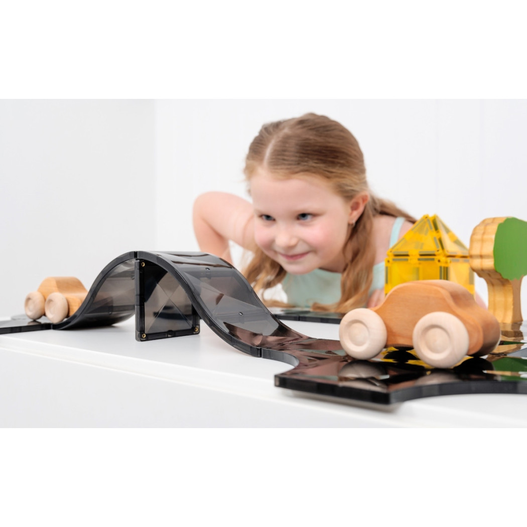 Drogi Magnetyczne - Klocki Jezdnie - Creative Roads - 48 Elementów - Connetix