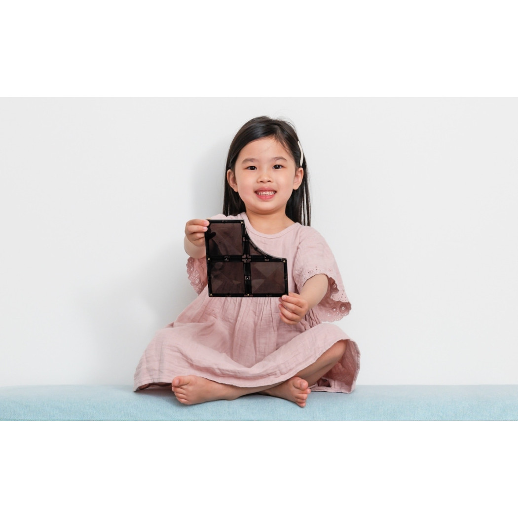 Podjazdy i Skrzyżowania - Klocki Magnetyczne Jezdnie - 16 Elementów - Connetix