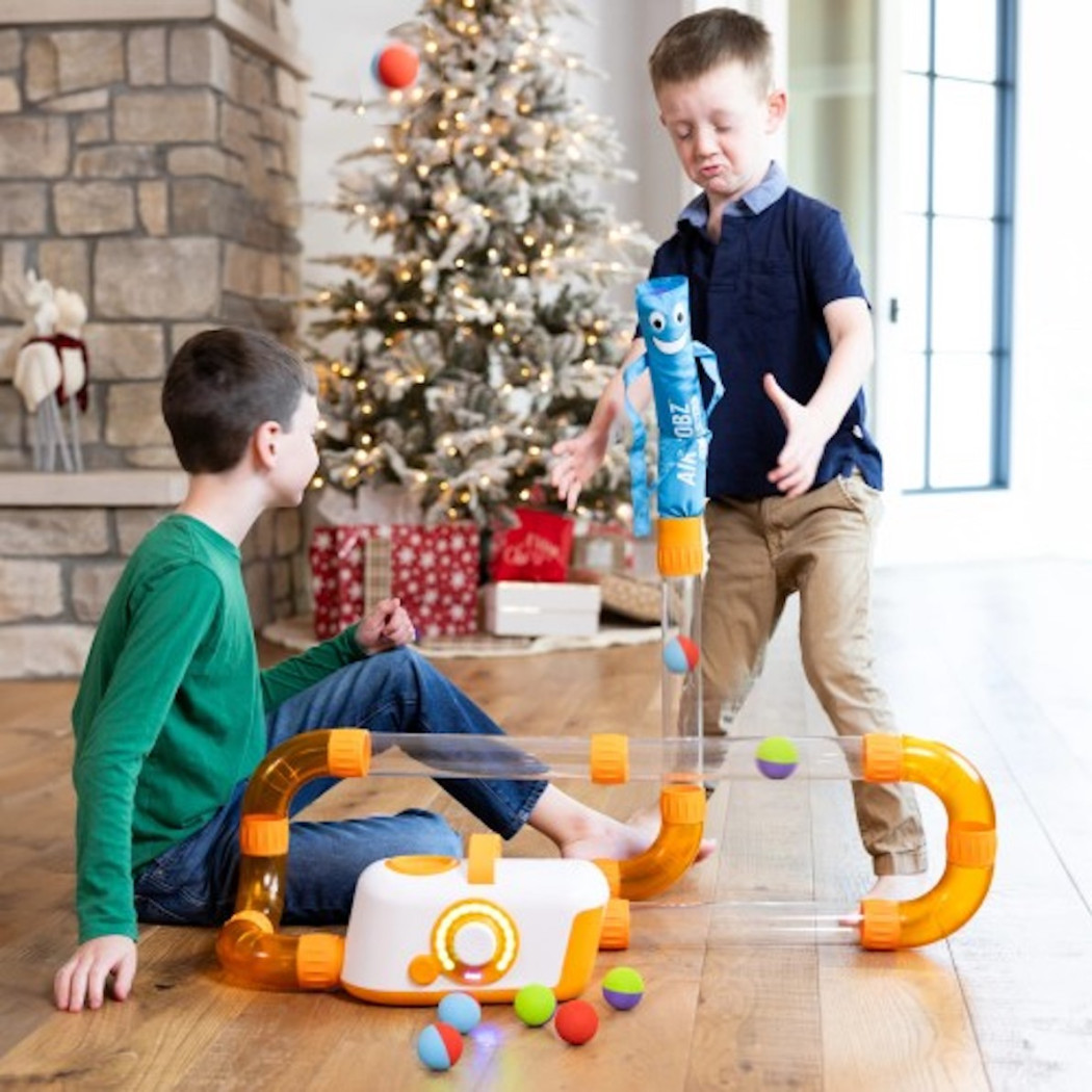 Wiatrak i Dmuchaniec - Akcesoria do Dmuchawy Air Toobz - 12 elementów - Fat Brain Toys