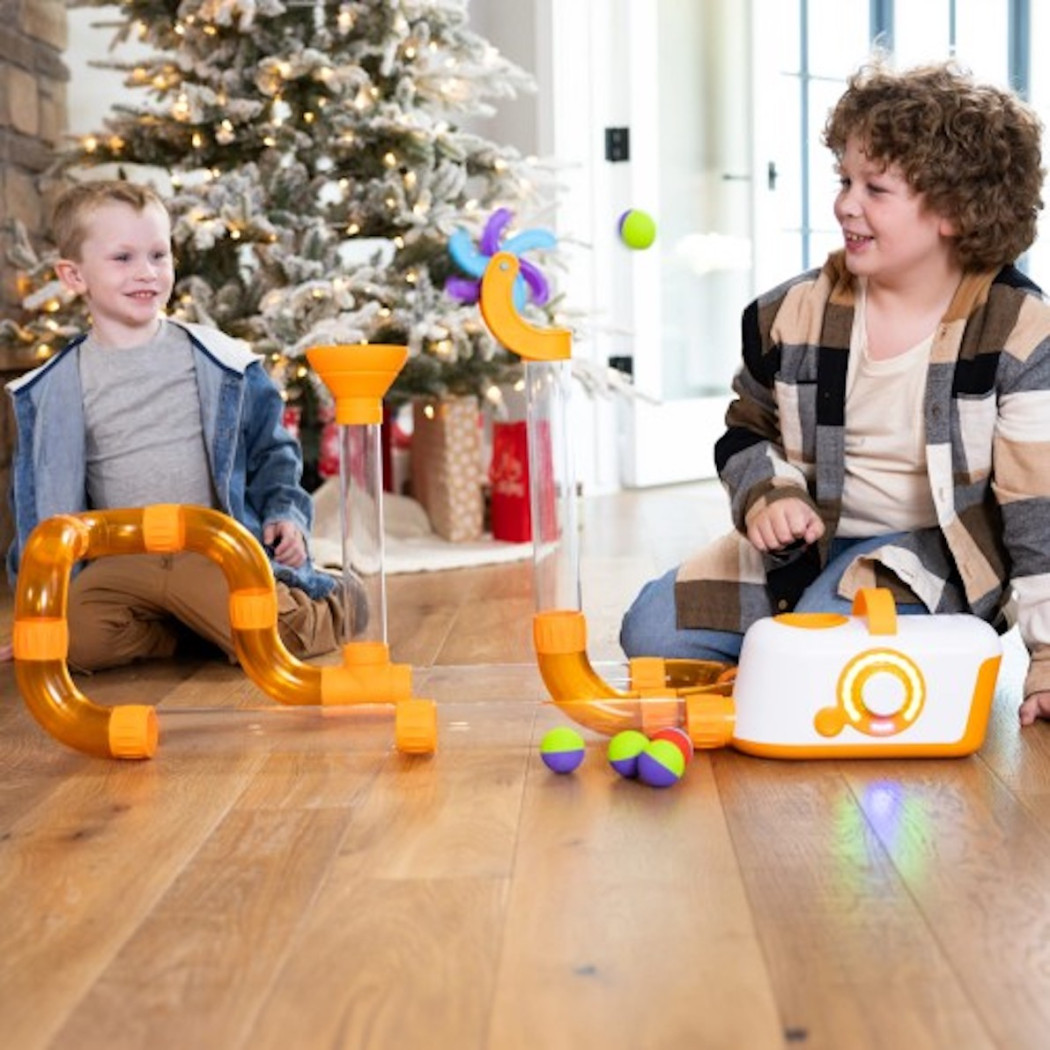 Wiatrak i Dmuchaniec - Akcesoria do Dmuchawy Air Toobz - 12 elementów - Fat Brain Toys