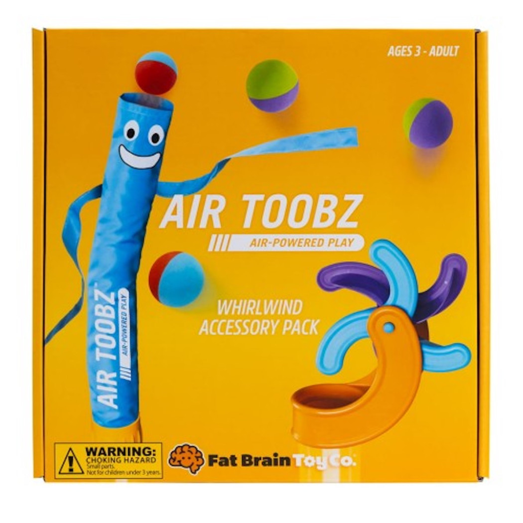 Wiatrak i Dmuchaniec - Akcesoria do Dmuchawy Air Toobz - 12 elementów - Fat Brain Toys