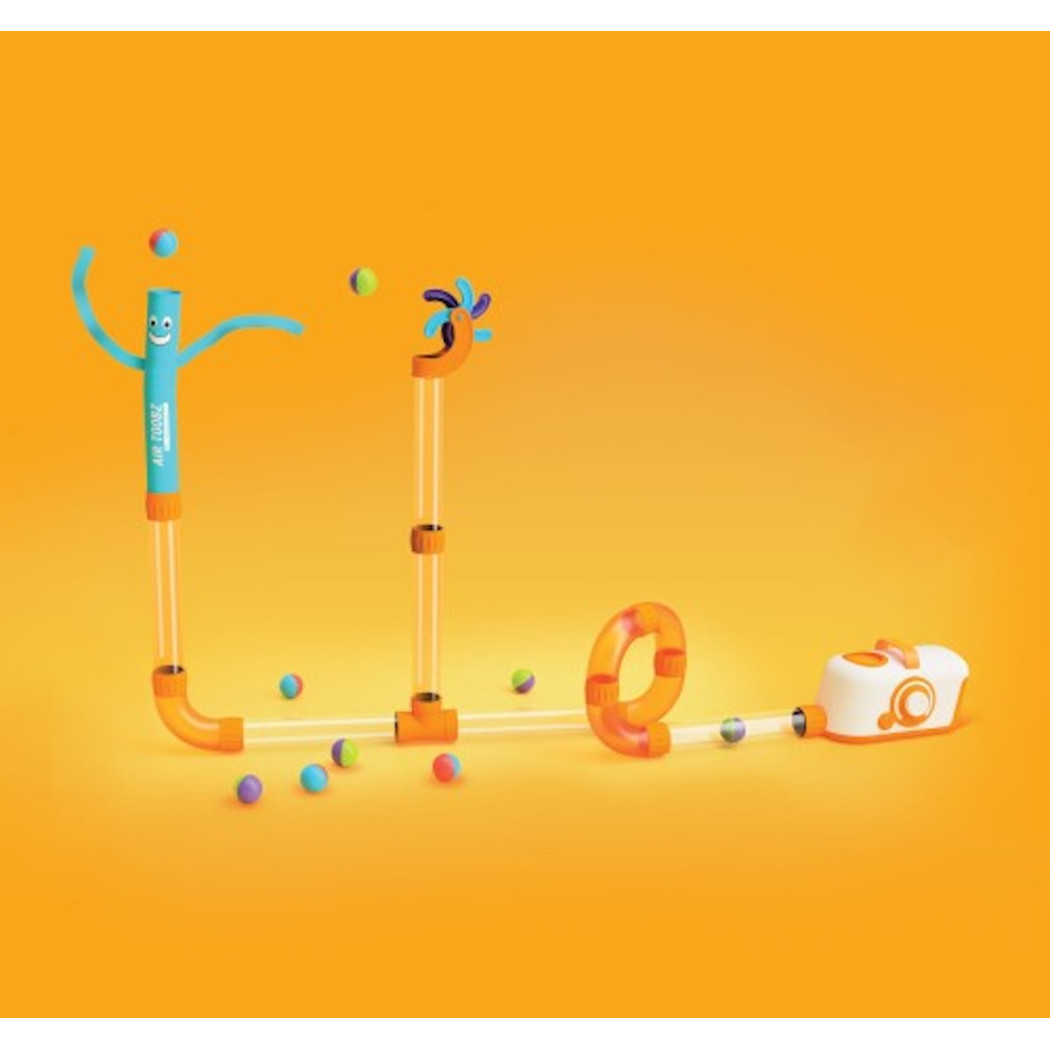 Wiatrak i Dmuchaniec - Akcesoria do Dmuchawy Air Toobz - 12 elementów - Fat Brain Toys