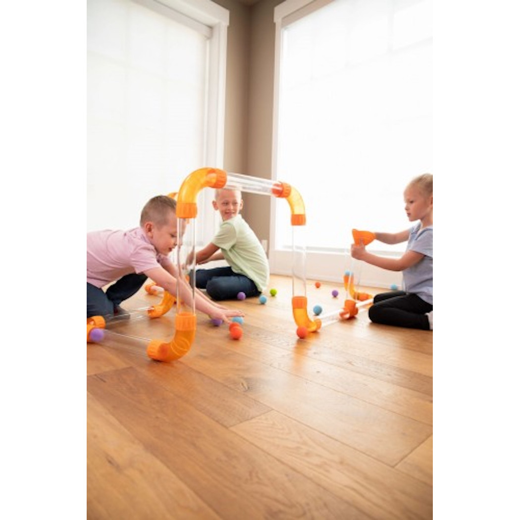 Dodatkowe Rurki do Air Toobz - Zestaw do Rozbudowy Dmuchawy - 34 elementy - Fat Brain Toys