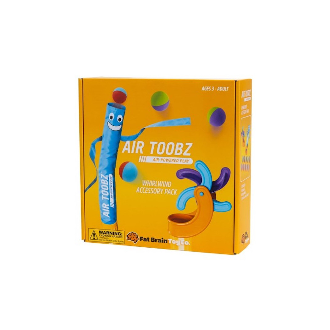 Wiatrak i Dmuchaniec - Akcesoria do Dmuchawy Air Toobz - 12 elementów - Fat Brain Toys