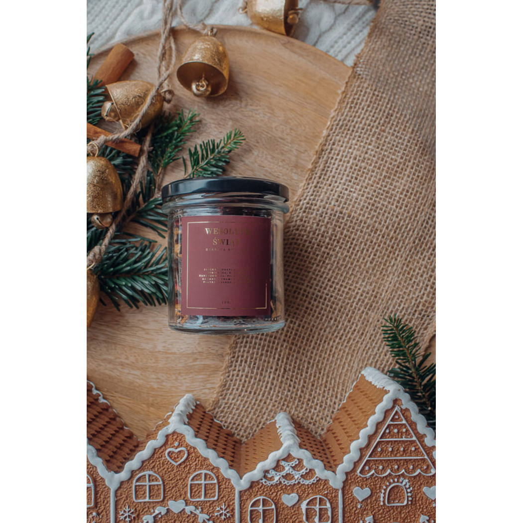 Wesołych Świąt - Owocowa Herbata w Słoiku - Herbatka Zimowa 100g