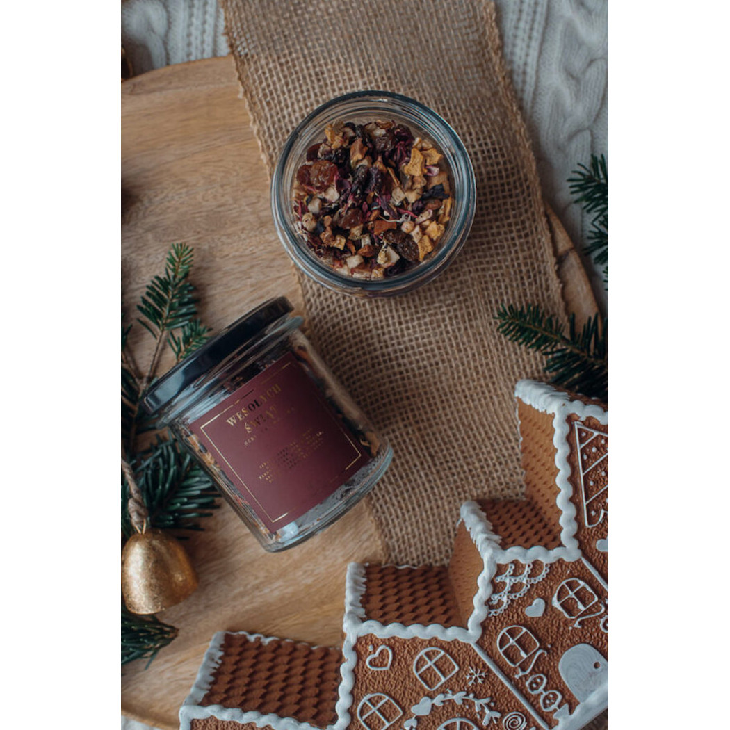 Wesołych Świąt - Owocowa Herbata w Słoiku - Herbatka Zimowa 100g