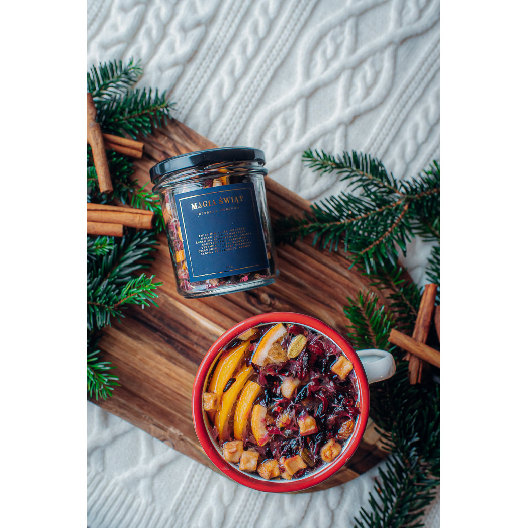 Magia Świąt - Owocowa Herbata w Słoiku - Herbatka Zimowa 80g