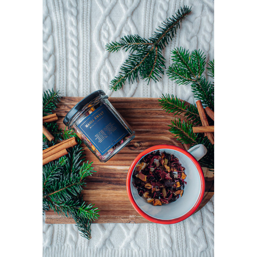 Magia Świąt - Owocowa Herbata w Słoiku - Herbatka Zimowa 80g