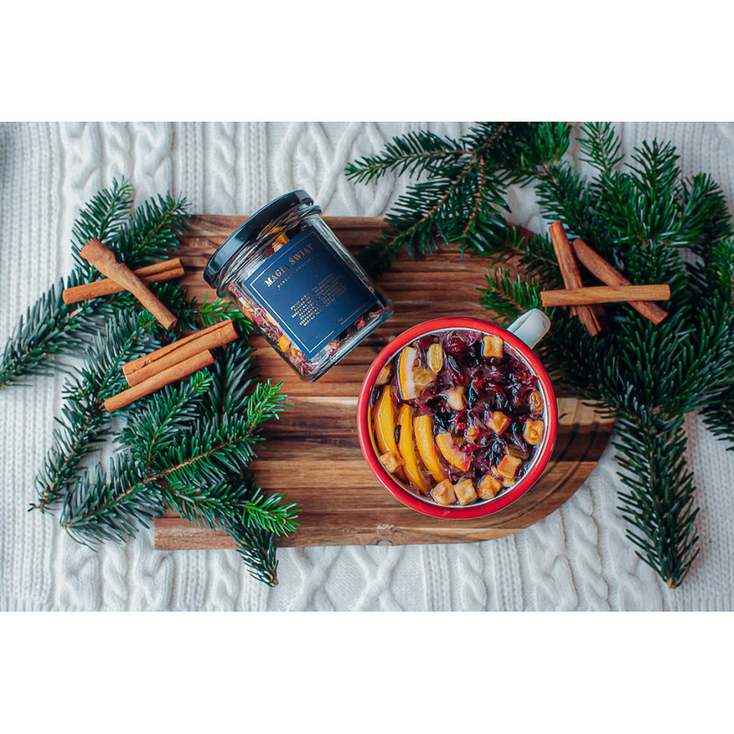 Magia Świąt - Owocowa Herbata w Słoiku - Herbatka Zimowa 80g