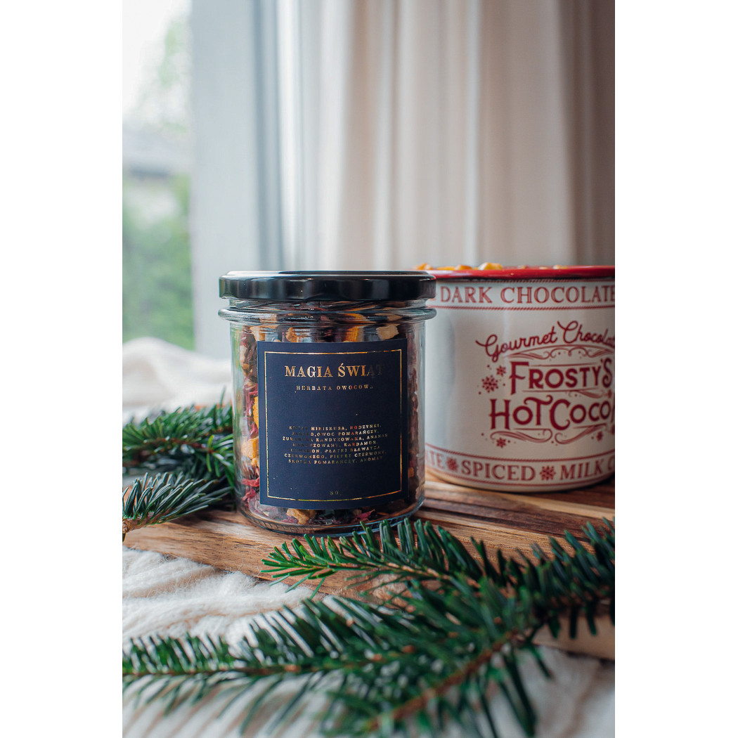 Magia Świąt - Owocowa Herbata w Słoiku - Herbatka Zimowa 80g