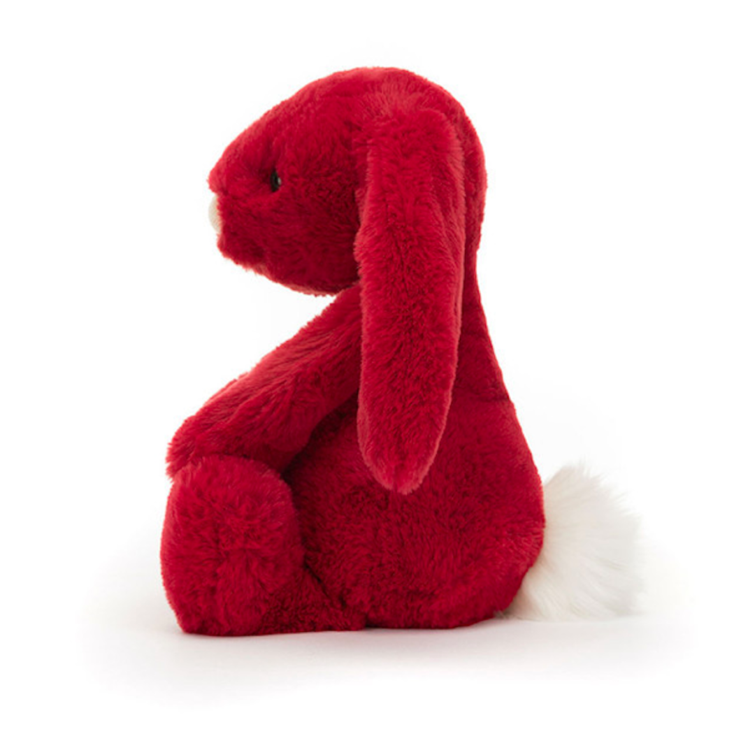 Lux Żurawinowy Królik 31 cm - Bordowy Króliczek Maskotka Przytulanka - JellyCat