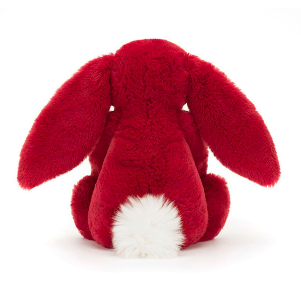 Lux Żurawinowy Królik 31 cm - Bordowy Króliczek Maskotka Przytulanka - JellyCat