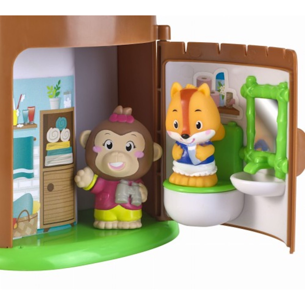 Tropikalny Domek Ananas - Przenośny Domek z Dżungli z Małpką - Klorofil