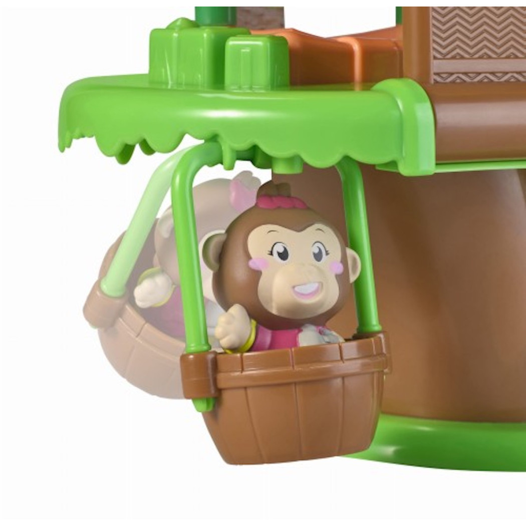 Tropikalny Domek Ananas - Przenośny Domek z Dżungli z Małpką - Klorofil