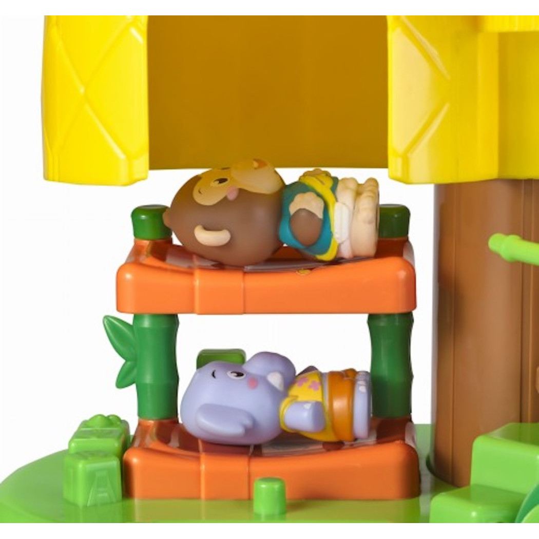 Tropikalny Domek Ananas - Przenośny Domek z Dżungli z Małpką - Klorofil