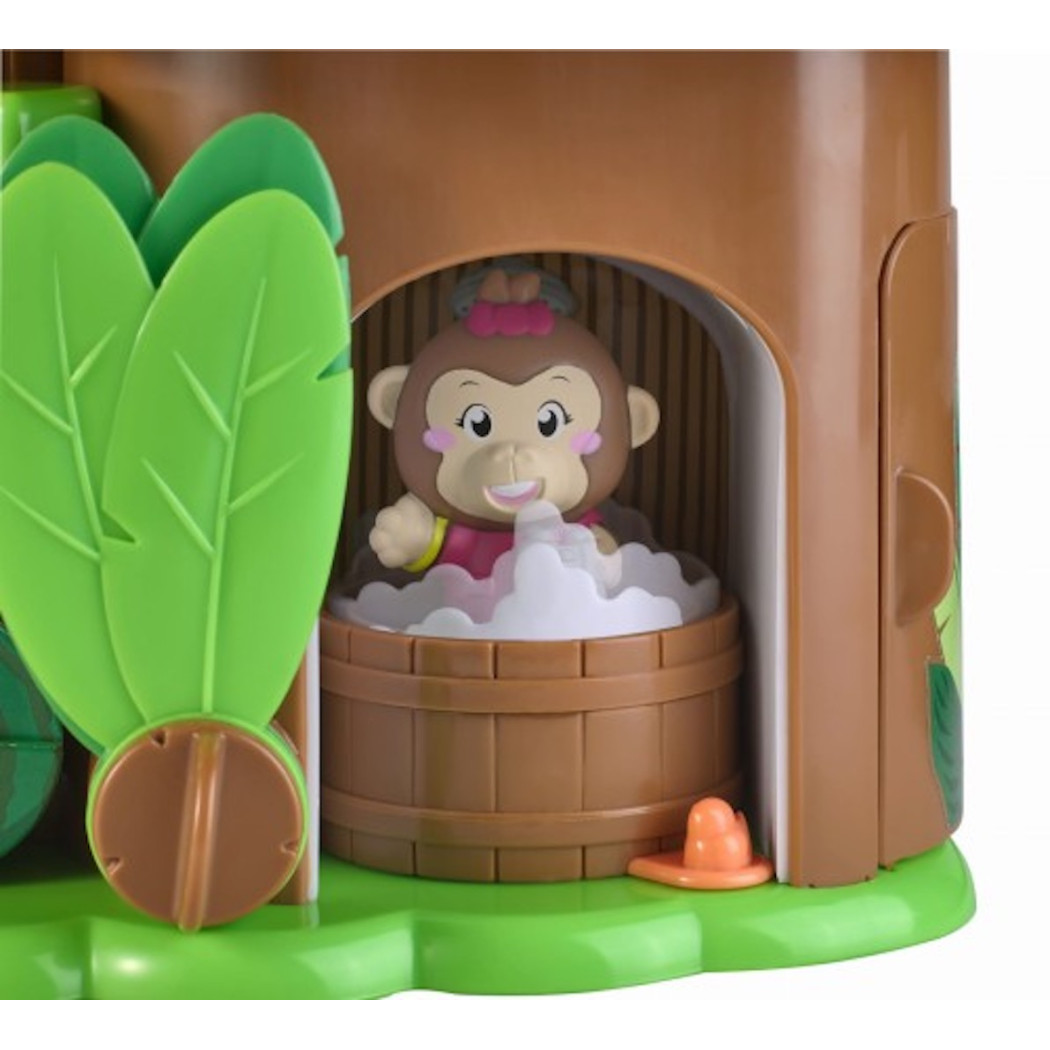 Tropikalny Domek Ananas - Przenośny Domek z Dżungli z Małpką - Klorofil