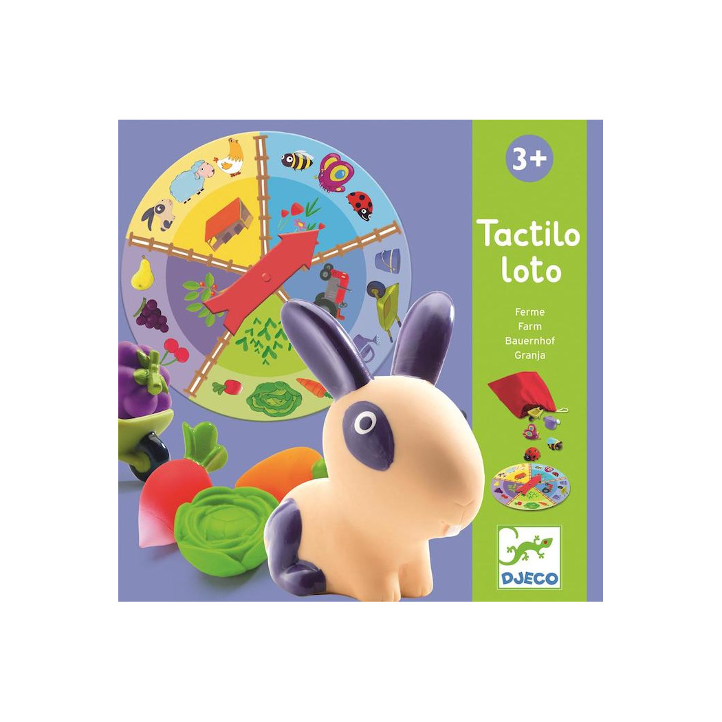 Farma Lotto - Gra Dotykowa Edukacyjna Sensoryczna - Djeco