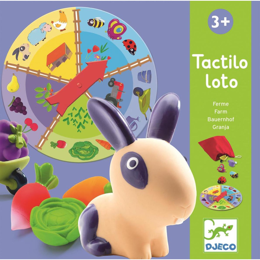 Farma Lotto - Gra Dotykowa Edukacyjna Sensoryczna - Djeco