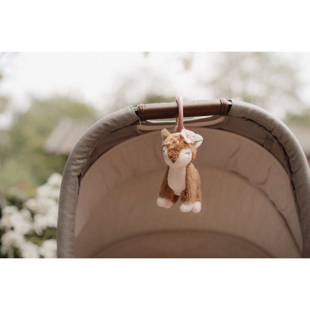 Wibrująca Sarenka - Interaktywna Zawieszka do Wózka i Fotelika - Fairy Garden - Little Dutch