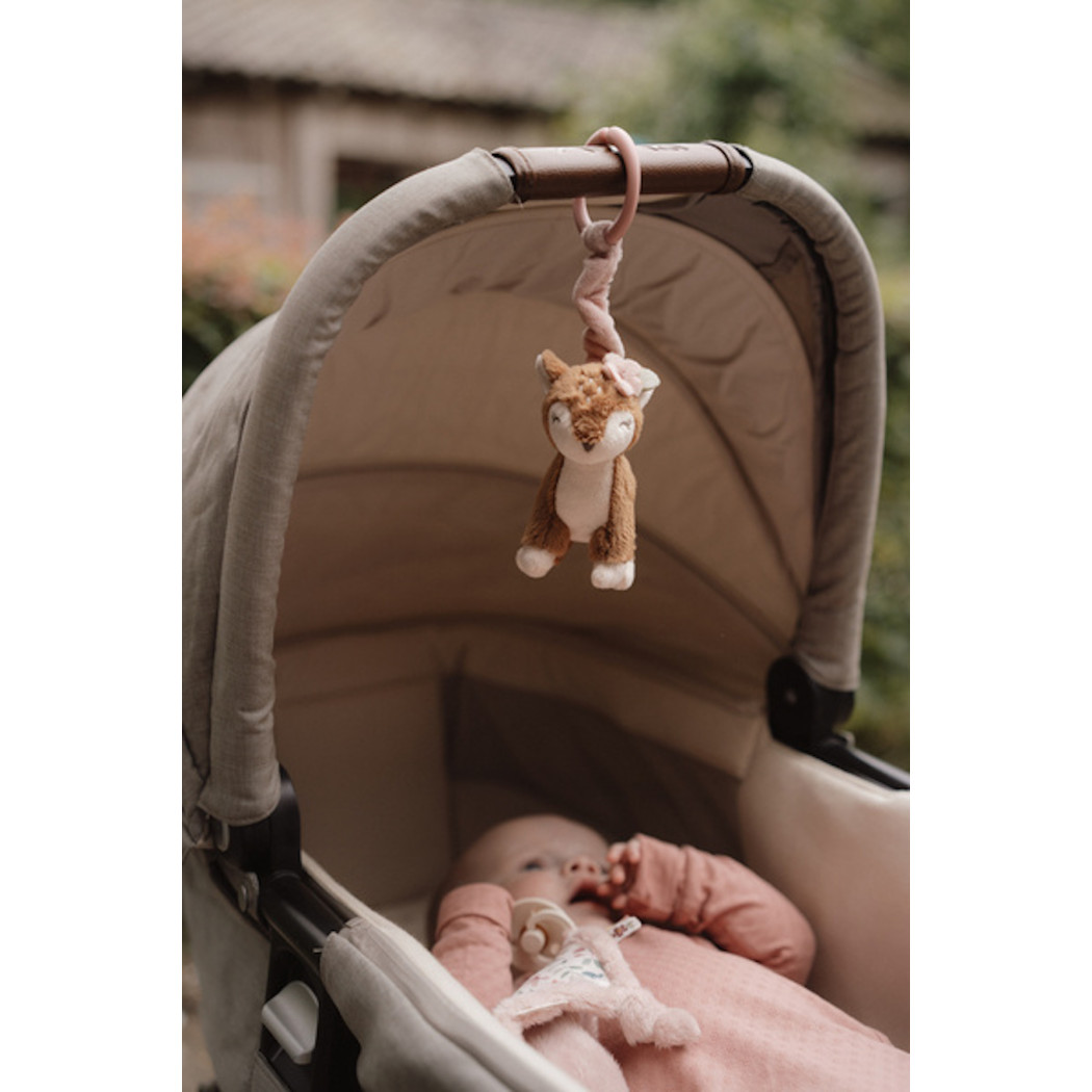 Wibrująca Sarenka - Interaktywna Zawieszka do Wózka i Fotelika - Fairy Garden - Little Dutch